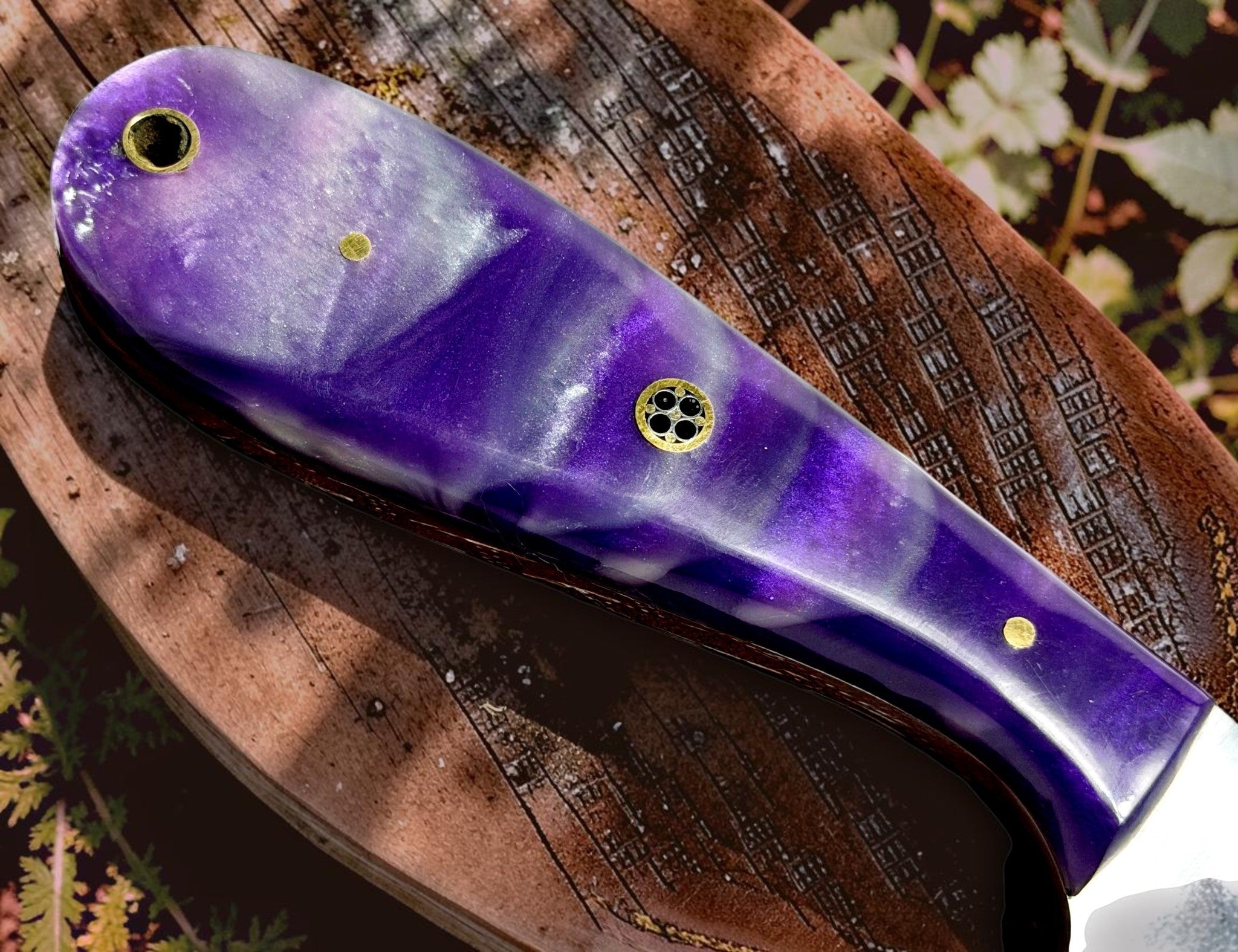 Timbercat Knives Handmade Hunting Skinner Knife 8 Inches with Cowhide Leather Sheath J2 Steel 1014