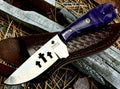 Timbercat Knives Handmade Hunting Skinner Knife 8 Inches with Cowhide Leather Sheath J2 Steel 1014