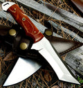 Timbercat Knives Handmade Hunting Tanto Knife 9 Inches with Cowhide Leather Sheath J2 Steel 1019