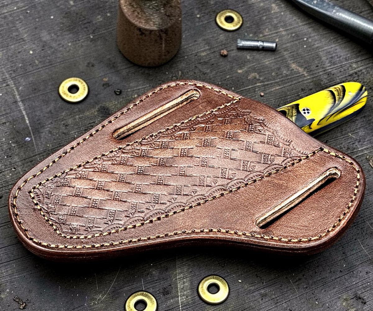 Timbercat Knives Handmade Hunting Skinner Knife 8 Inches with Cowhide Leather Sheath J2 Steel 1055 (Copy)