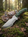 Timbercat Knives Handmade Hunting Tracker Knife 10 Inches with Cowhide Leather Sheath J2 Steel TC-002 (Copy) (Copy) (Copy)