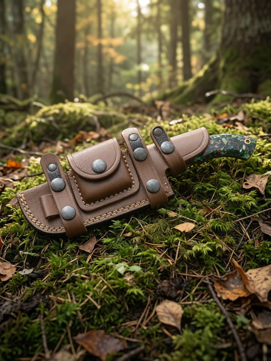 Timbercat Knives Handmade Hunting Tracker Knife 10 Inches with Cowhide Leather Sheath J2 Steel TC-002 (Copy) (Copy) (Copy)